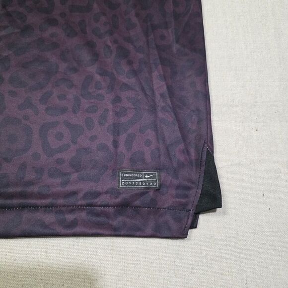 Nike ×CBF Brazil Futbol Soccer Jersey Mens Size Medium Goalkeeper Purple Leopard - Picture 3 of 9
